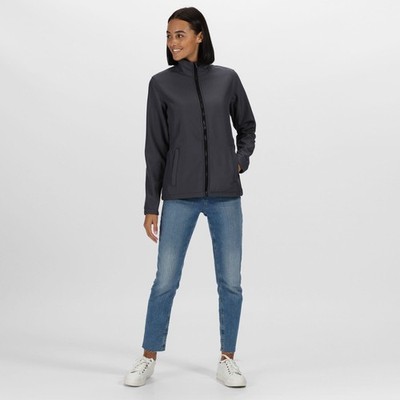 Regatta Ablaze seal grey women's waterproof breathable  stretch softshell jacket