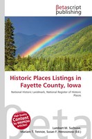 Lambert M. Surhone (U. A.) | Historic Places Listings In Fayette County, Iowa