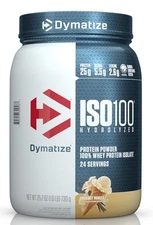 ISO100® Hydrolyzed, 100% Whey Protein Isolate, Gourmet Vanilla, 1.6 lb (730 g)