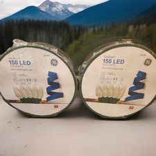 NEW 2 GE StayBright 150 LED C5 String Lights - Warm white - FREE SHIPPING