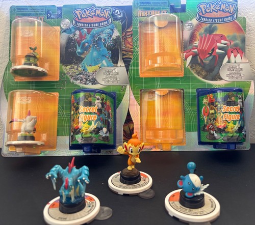 x2 USED/OPEN Pokémon Trading Figure Game Next Quest