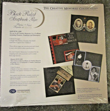 Creative Memories Original 12x12 Ruled-Lined-some db Black Scrapbook Pg RCM-12BR