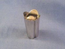 SUPERB JAPANESE ANTIQUE SILVER MINIATURE STORAGE TRICK PUZZLE STASH BOX FLOWER