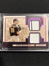 🪶Kash Mayfield 2025 Three & Two Prospect Dual Jersey Relic Purple /32 Padres