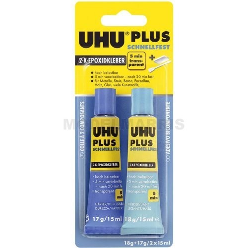 UHU 3006674 Colle UHU Plus 2X15ml - Photo 1/2