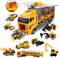 LKW Spielzeug Auto Set Autotransporter Spielzeug Baustelle Bagger Spielzeug Ab 3