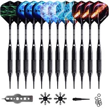 Darts Plastic Tip 12 Pcs Soft Tip for Electronic Dartboard