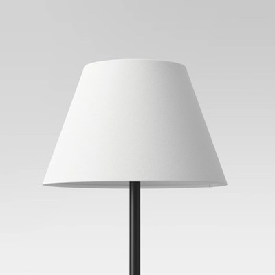Small Empire Lamp Shade White - Cotton Polyester, Slip Uno Fitter,