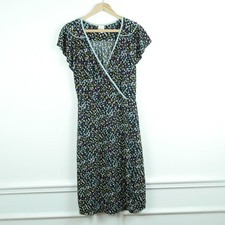Vintage Y2K Faux Wrap Dress Twee Officecore Feminine Dainty Quirky Preppy Medium