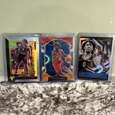2020-21 Select TYRESE MAXEY Shimmer Prizm, Flux silver holo Prizm, ILLUSION RCs 