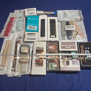 MEGA Smart Watch Accessories Lot Cases Bands Etc All New Or Open Box