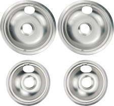 Stove Burner Covers,Replacement Chrome Drip Pans for Frigidaire Kenmore 31604841