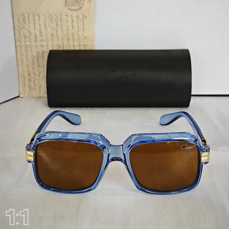 Gafas de sol tintadas CAZAL LEGENDS mujeres hombres gafas de lujo azules y marrones Foto 4 de 4