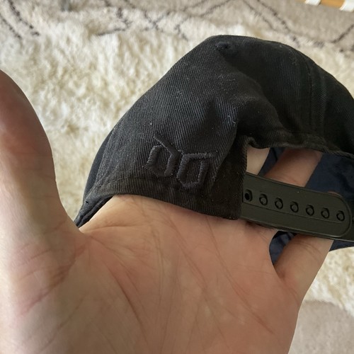H&M Hat Cap Black One Size Adjustable Solid Blank Stained - Picture 4 of 7