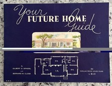 Vintage 1945 Future Homes Co Home Plan Catalog Your Future Home Guide WWII MCM