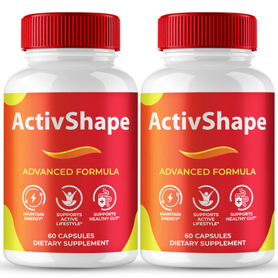 ActivShape Capsules, Official ActivShape Supplement Pills (2 Pack)