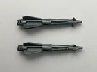 💥1986 Gi Joe ARAH Cobra Night Raven Drone Bombs X2 Hasbro NICE! 1 Day Ship!👍
