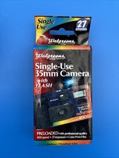 Walgreens Single Use 35mm Camera with Flash New Sealed