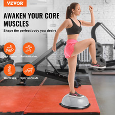 VEVOR Half Exercise Ball Trainer, 23 inch Balance Ball Trainer, 660lbs Capacity