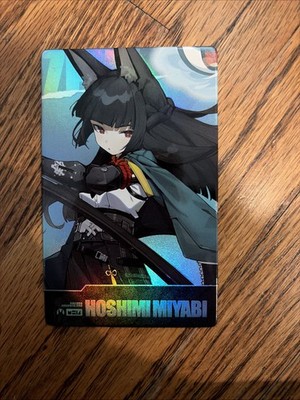 Zenless Zone Zero Hoshimi Miyabi Photocard Anime Expo 2025 Holographic