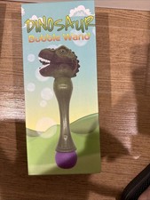 Dinosaur Bubble Wand Battery Operated T-Rex Toy Ages 3 NIB