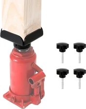 Bottle Jack Post Adapter for 4x4 Wood Beams, Universal Steel Stand Adaptor