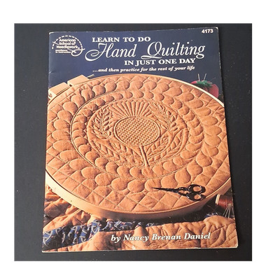 Learn to Do Hand Quilting in Just One Day Nancy Brenan Daniel Paperback Illus