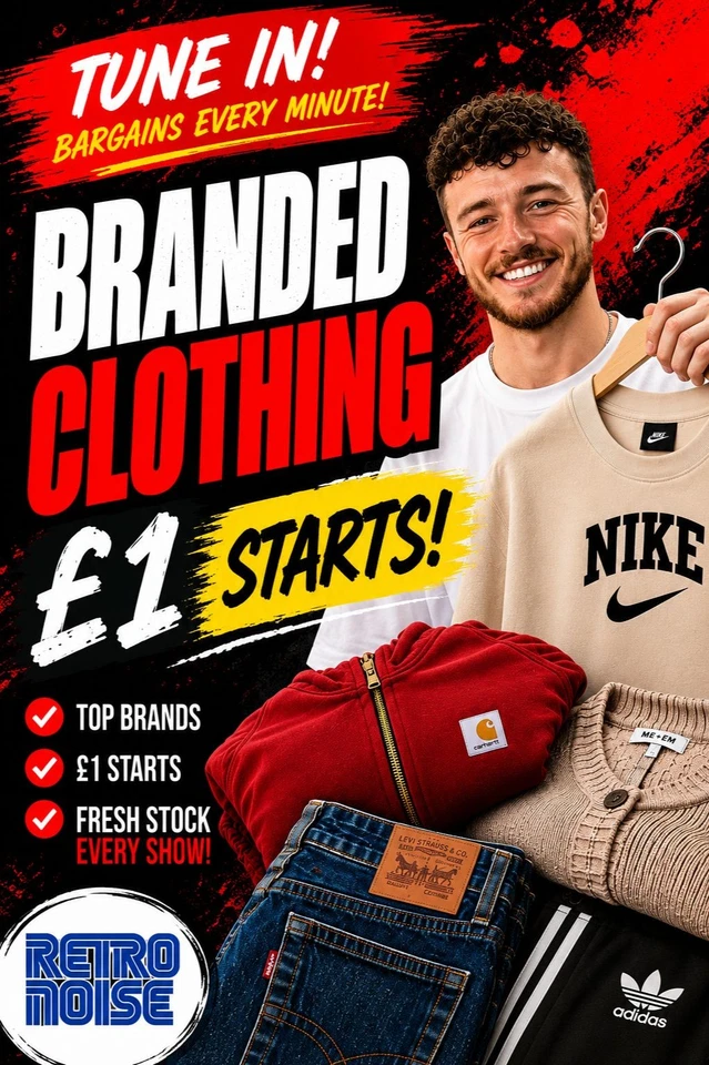 Branded Clothing Sale - Men's & Women's £1 Starts
