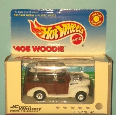 Hot Wheels JC WHITNEY Box Special Edition  40's WOODIE   BROWN/WHITE