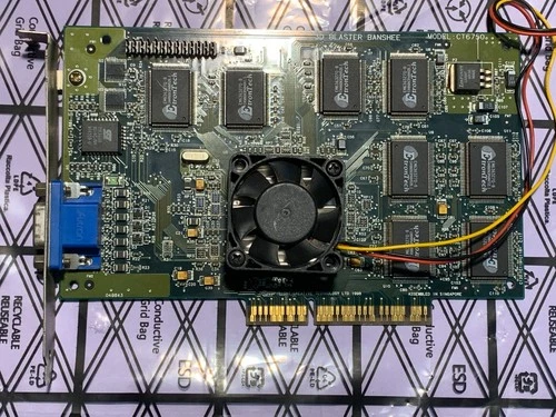 3DFX Voodoo Banshee 16MB AGP Model CT6750 by Creative Labs