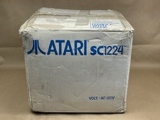 Atari SC1224 Color Monitor w/ Original Box 1986 Vintage CRT Display for Atari ST