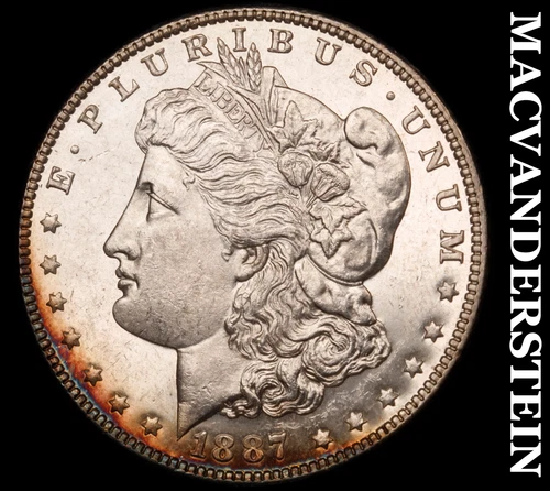 1887/7 Morgan Dollar - Choice Gem Brilliant Uncirculated+++ PL  Lustrous  #i6887