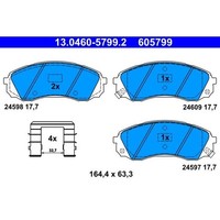ATE 13.0460-5799.2 Bremsbelagsatz FüR Hyundai KIA H 1 Carnival Grand Carnival