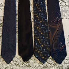 Wemlon By Wembley Men's Neck Ties Lot Of 4 Vintage Preppy Y2K Read Description 