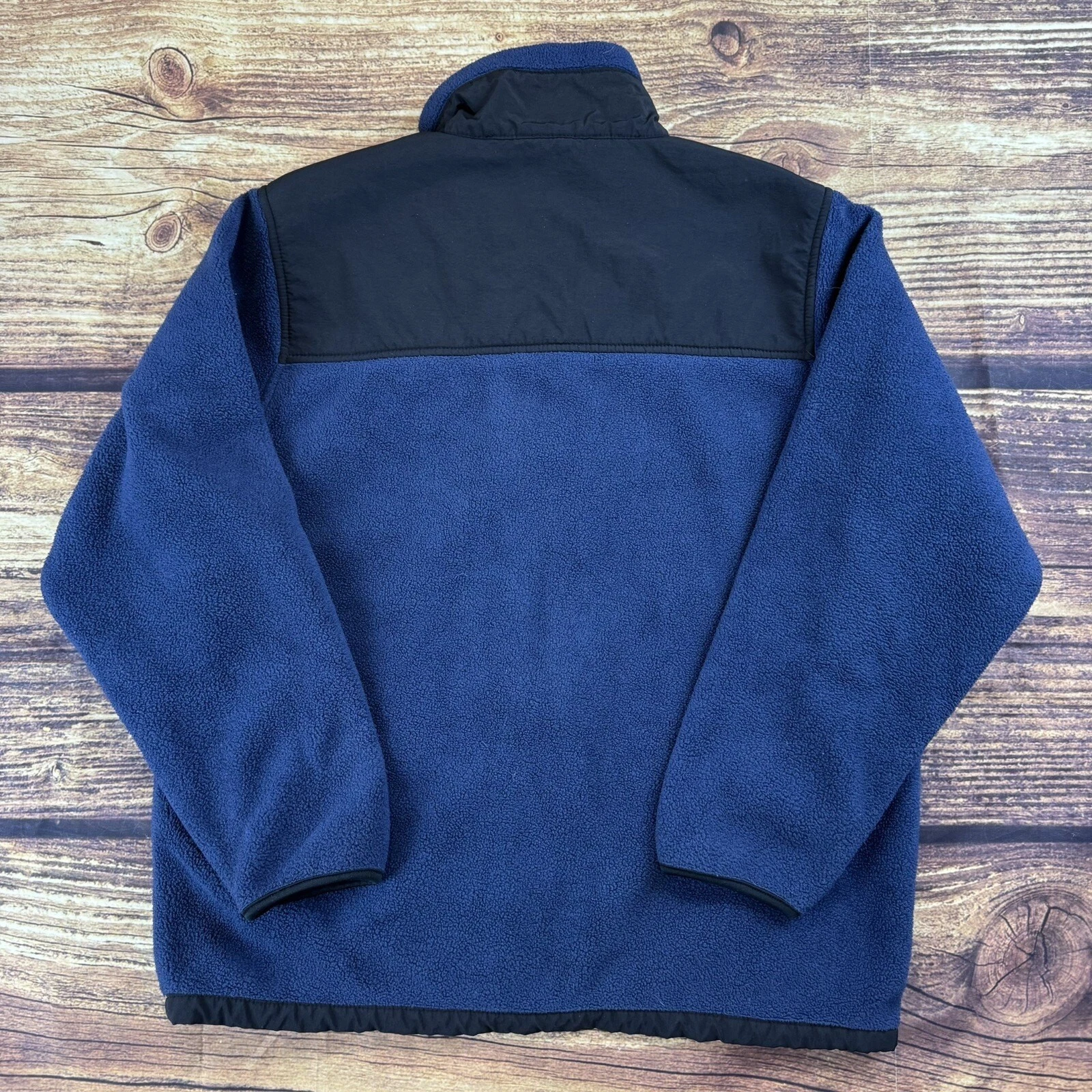VETEMENTS Charles River Apparel Giacca Pullover Ragazzo Ragazzo Nero Blu Full Zip Taglia Large