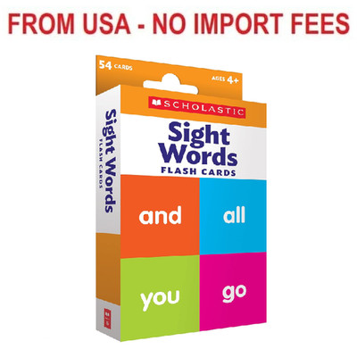 Scholastic Flash Cards: Sight Words