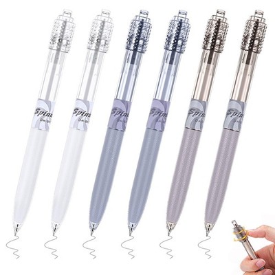 6 Pcs Fidget Spinner Pens for Adults Black Ink Pens with Fidget Pen Spinning ...