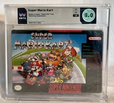 Super Mario Kart Super Nintendo SNES CIB Complete WATA 8.0 (READ)
