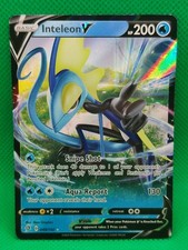 Pokemon Inteleon V Rebel Clash 2020 049/192 Holo V Rare EN LP