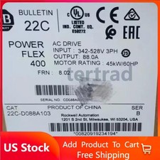 New Factory Sealed Allen-Bradley 22C-D088A103 PowerFlex 400 45 kW 60HP AC Drive