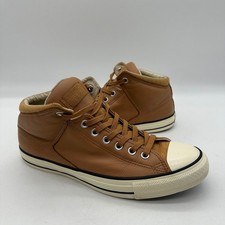 Converse 157471C Mens 9 Shoes Tan Chuck Taylor All Star High Street Mid Leather