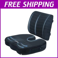 Orthopedic Memory Foam Seat Cushion for Back Pain Relief