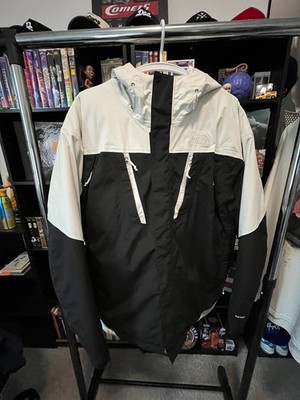 The North Face Black & White Hyvent Hooded Jacket & Liner Men Size XL Full Zip 