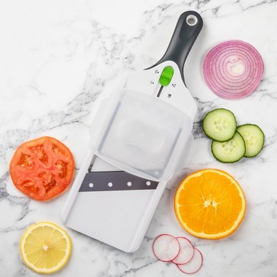 PrepSolutions Stainless Steel Blade Easy Adjustable Mandolin Slicer,New