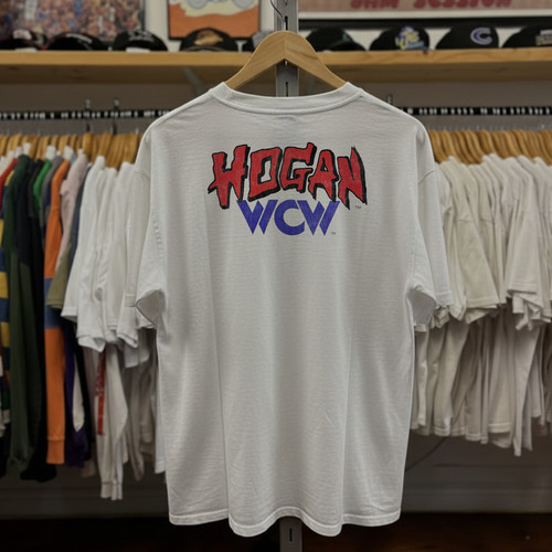 1994 Hulk Hogan WCW Washed T-Shirt White L