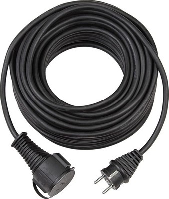 Brennenstuhl Qualitäts-Gummi-Verlängerungskabel 10m (IP44, Kabel für außen)