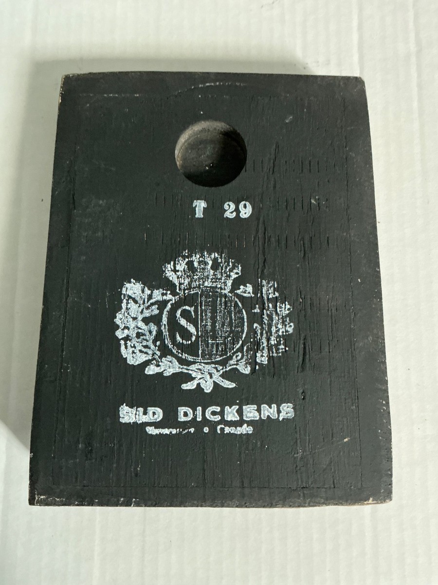 Sid Dickens Retired Memory Block - T-29 - Harlequin with Moulding