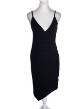 41 Hawthorn Black Ribbed Knit Mini Sweater Dress NWT Size Small