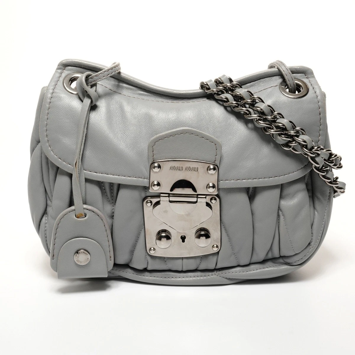 Gray Bags & Miu Miu Handbags for Women for sale | eBay