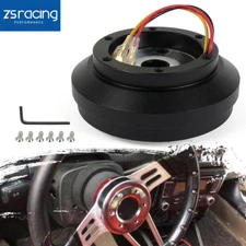 New Steering Wheel 6-Hole Short Thin HUB Adapter Kit 174H For Ford Mustang 84-04